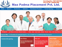 Tablet Screenshot of maapadma.com